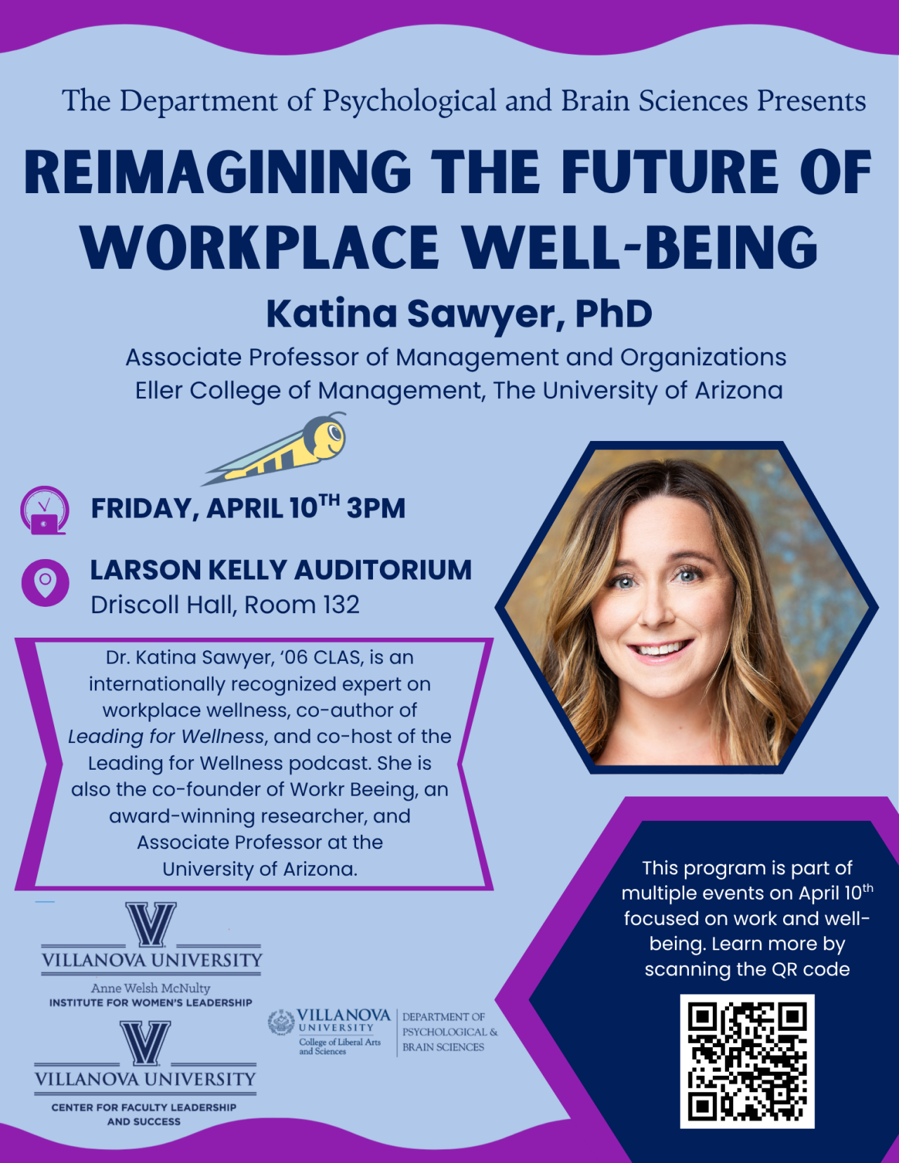 Department of Psychological & Brain Sciences presents: “Reimagining the future of workplace well-being”