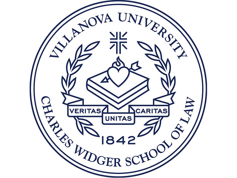 Villanova University seal of the Charles Widger School of Law.