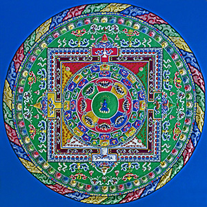 A Medicine Buddha mandala