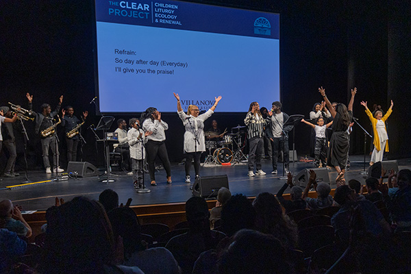 Musicians perform at "Singing with Creation"