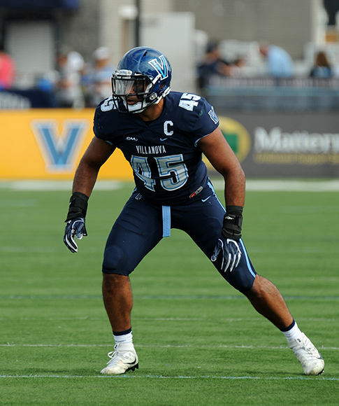 Austin Calitro ’17 CLAS, ’21 MPA was a standout Wildcat football player.