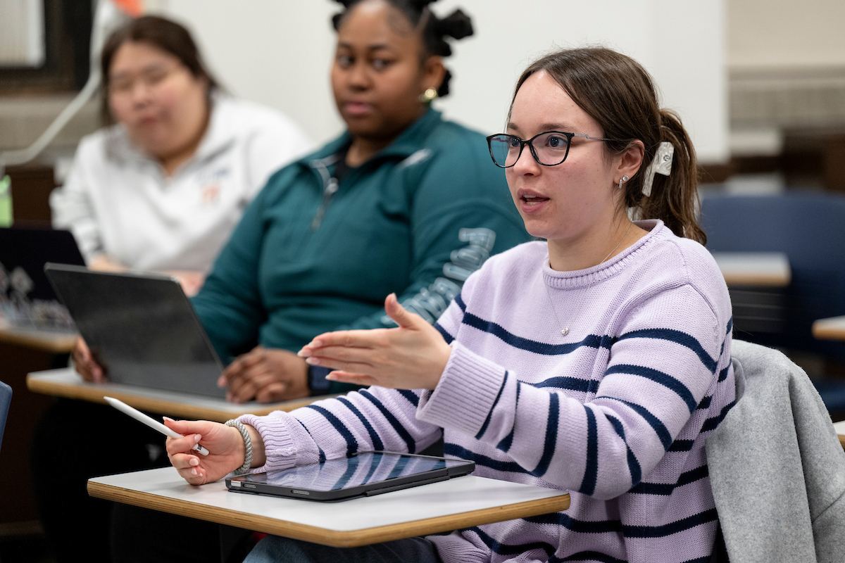 CLAS graduate classroom