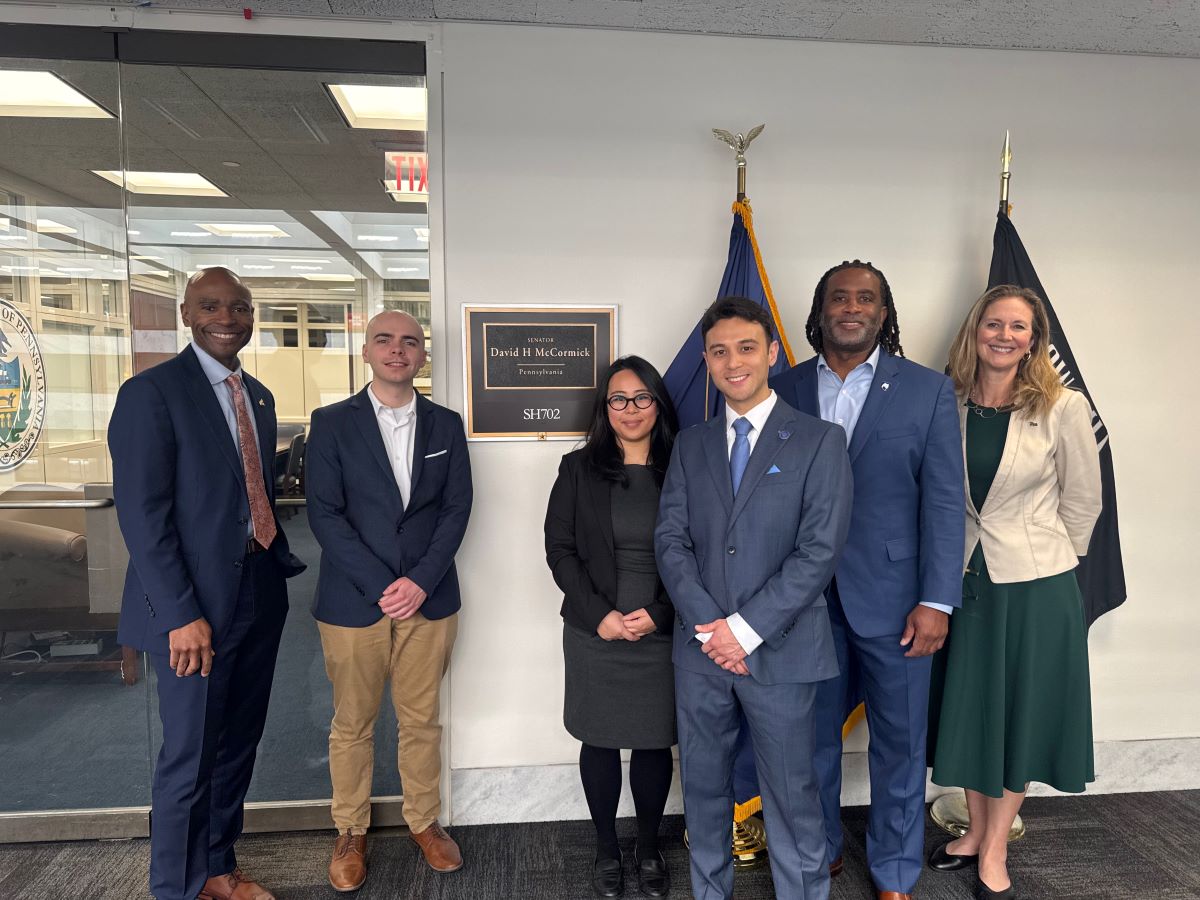 Drew Doughan ’25 MA and Nicole Roldan ’25 MA participated in the Council of Graduate Schools (CGS) Advocacy Day on April 23 and 24. They were joined by Emory Woodard, PhD, Dean of Graduate Studies for the College of Liberal Arts and Sciences.
