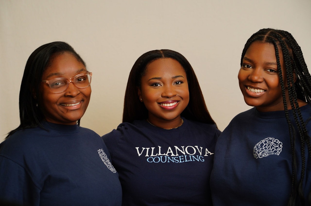 Luvonda Fuller ’25 MS, Patrice Manasse ’25 MS and Carina Azuine ’26 MS 