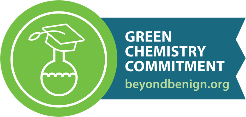 The Villanova Department of Chemistry and Biochemistry has become a signer of Beyond Benign's Green Chemistry Commitment!