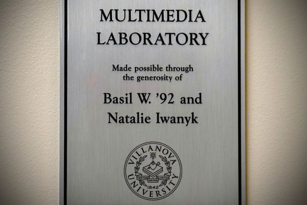 image of Multimedia Lab dedicated by Basil & Natalie Iwanyk