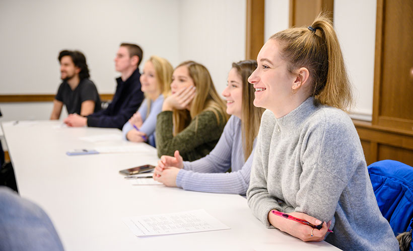 Students in classroom