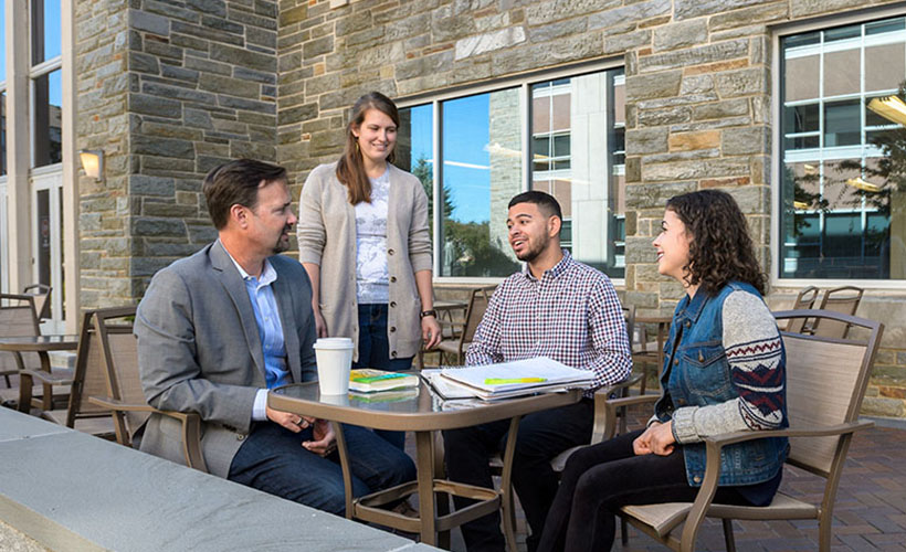 Students outdoors