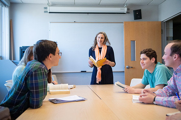 Helena Tomko teaches a class.