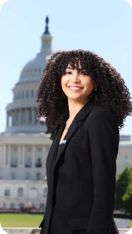 Richermy during her Summer 2024 internship on Capitol Hill.