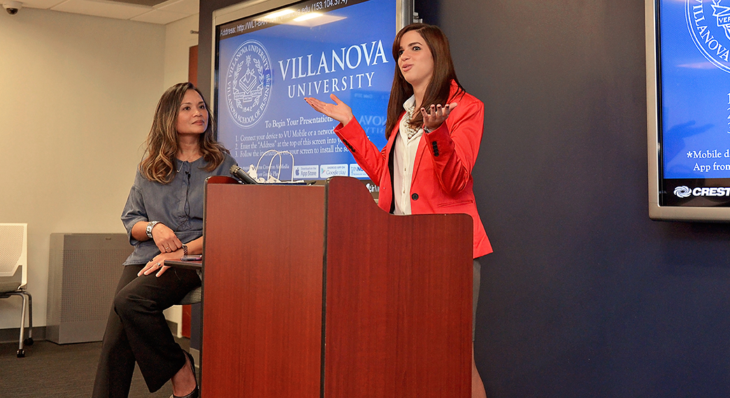 Public Administration students presenting in class
