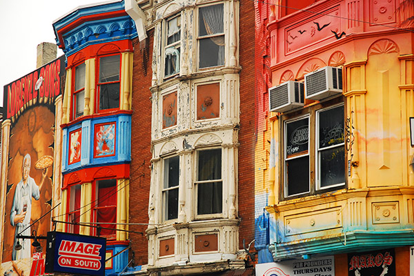 Row homes in Philadelphia.