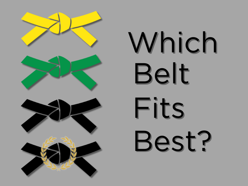 graphic of lean six sigma belt colors; yellow, green, black and master black belt