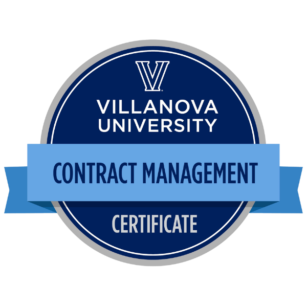 example of a contract management certificate digital badge