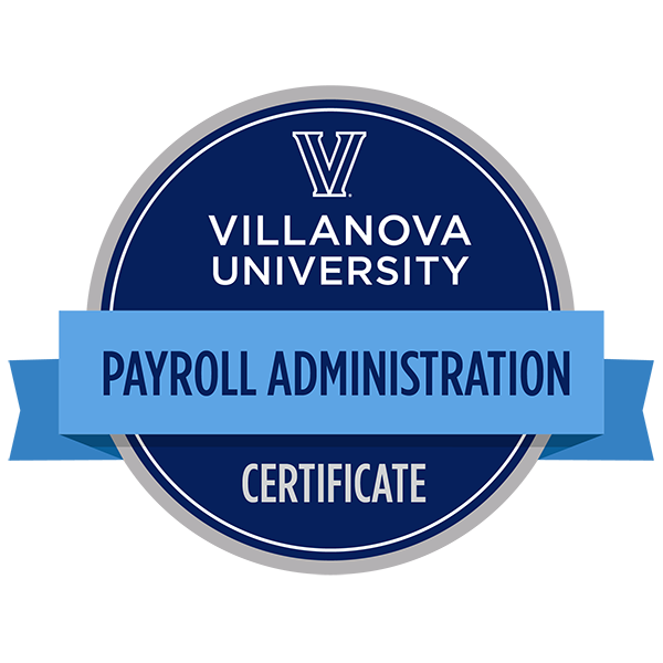 example of a payroll administration certificate digital badge