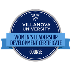 image of the digital badge for the Women's Leaderhip Development Certificate
