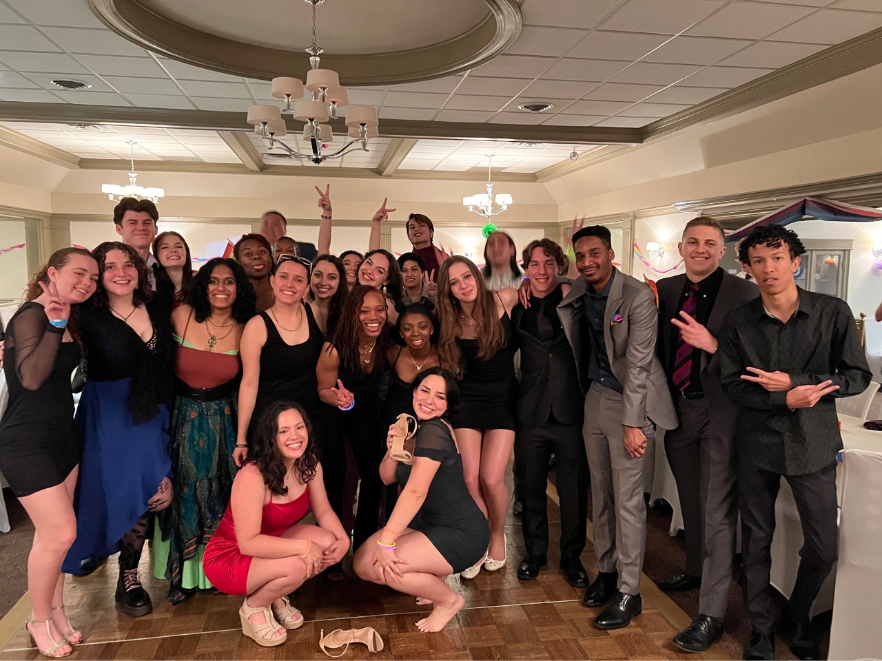 Students celebrating VU Pride