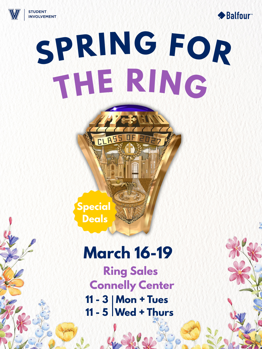 Spring for the Ring Class of 2027 Ring Sales