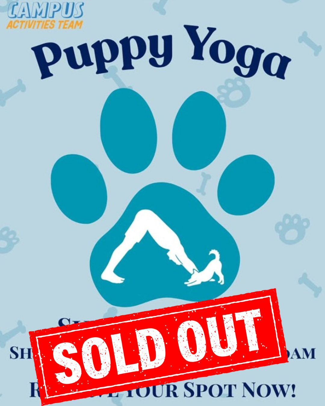 Puppy Yoga Sold Out