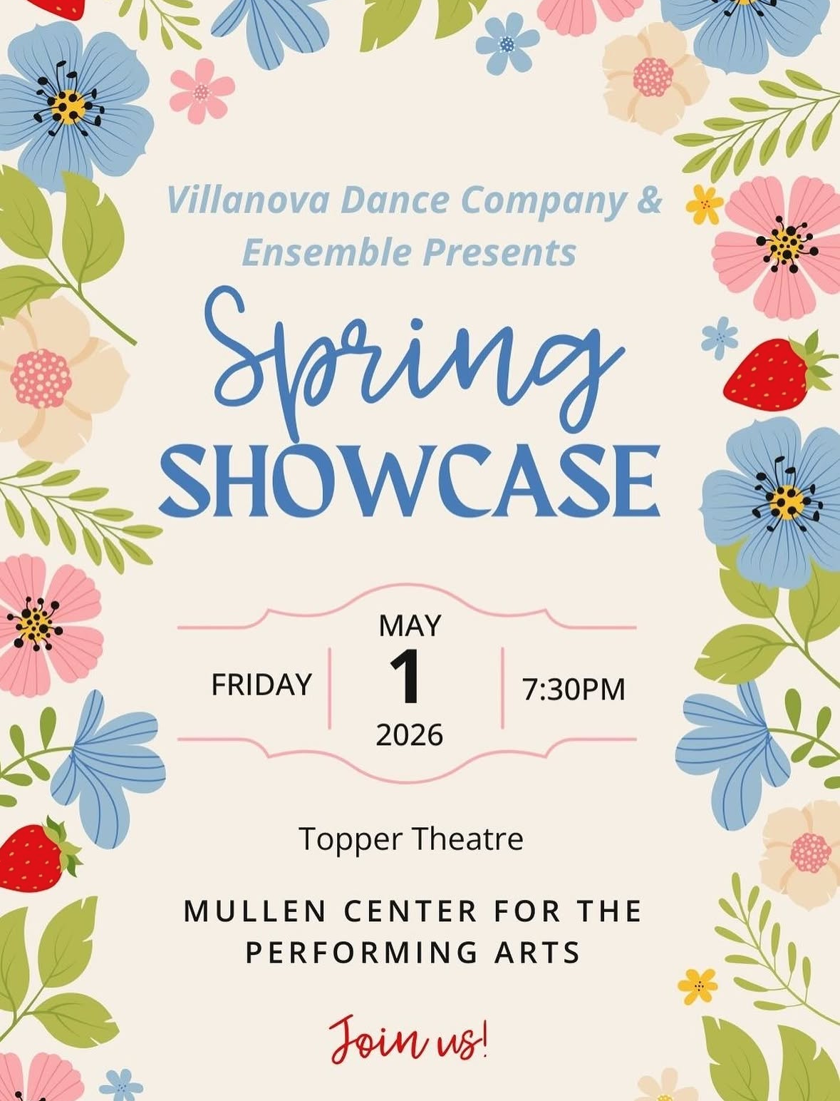 Spring Showcase: Villanova Dance Co and Ensemble
