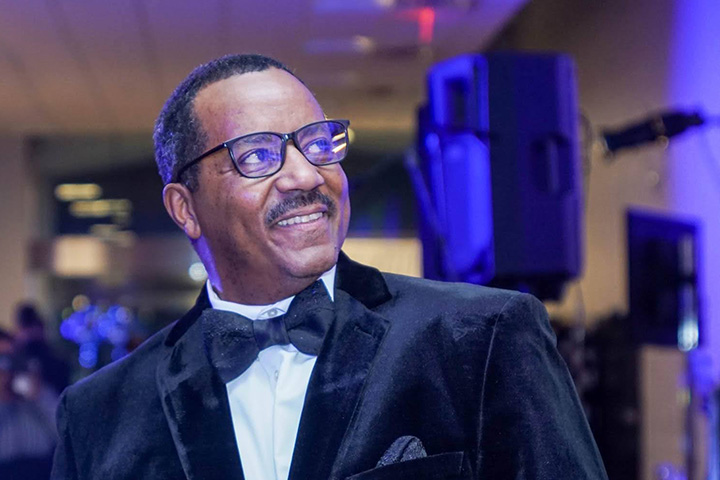 Stefan Roots wearing a tuxedo.