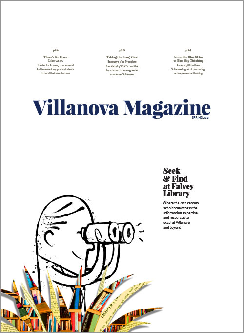 Cover of Villanova Magazine Spring 2021