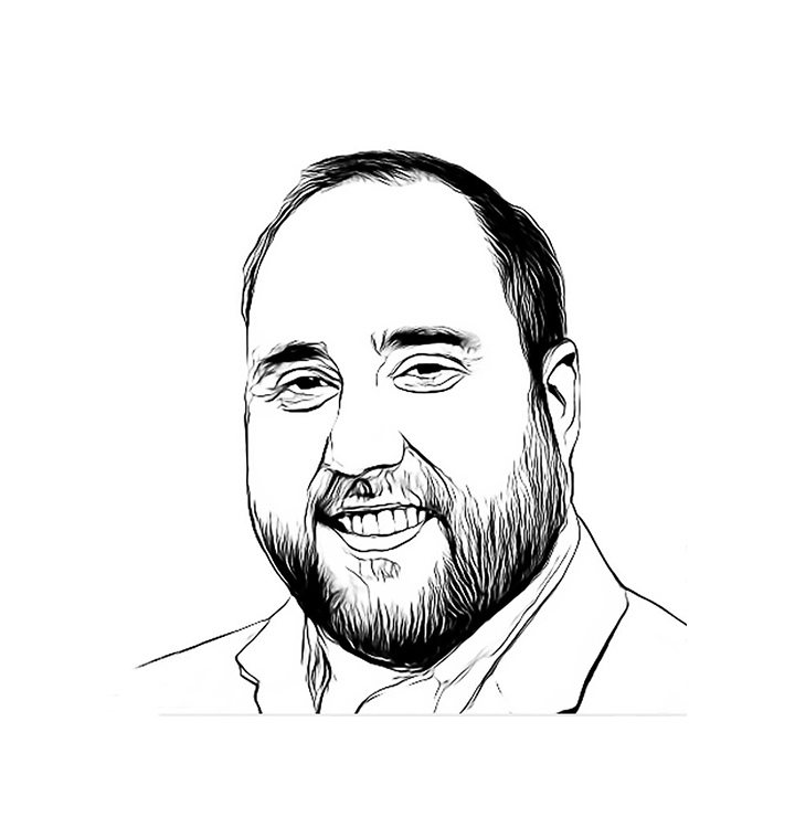 an illustrated headshot of Bill Staley