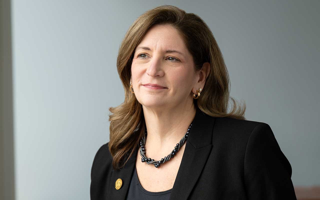 Professor of Nursing Michelle Kelly poses for a portrait.